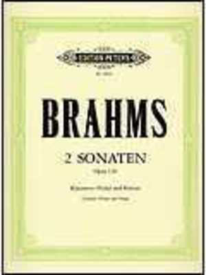 Brahms - 2 Sonatas Op120 - Clarinet(Viola)/Piano Accompaniment - Peters EP3896