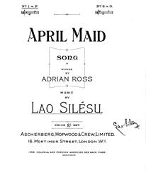 April Maid - Vocal/Piano (Digital Download)