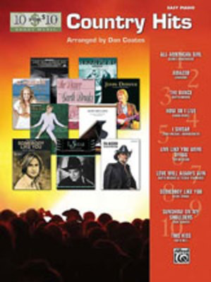10 FOR 10 COUNTRY HITS EASY PIANO ARR. DAN COATES