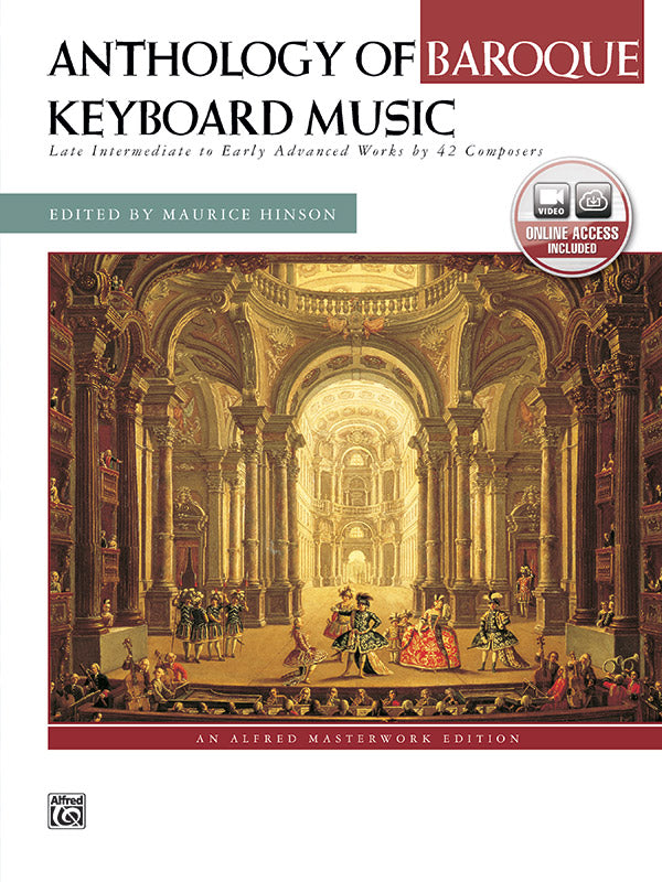 Anthology of Baroque Keyboard Music Bk/DVD