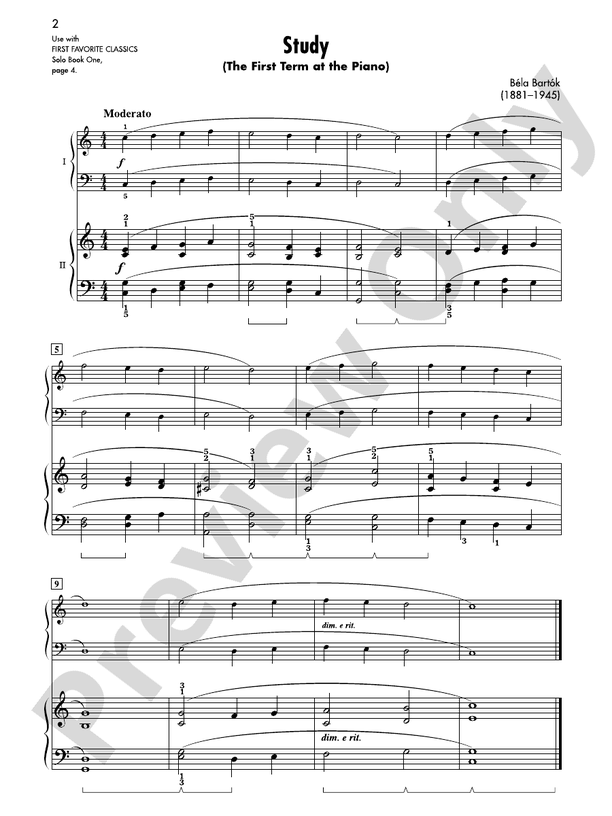 First Favorite Classics: Accompaniment, Book 1 - Piano (Digital Download)