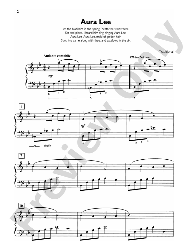 Folk Song Silhouettes - Piano (Digital Download)