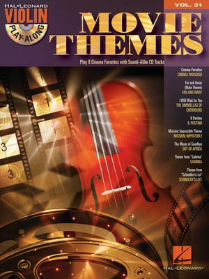 Movie Themes - Violin Play-Along Volume 31 - Various - Violin Hal Leonard