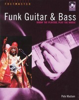 Funk Guitar & Bass - Know the Players, Play the Music - Bass Guitar|Guitar Pete Madsen Backbeat Books Guitar TAB & Bass TAB Hardcover/CD