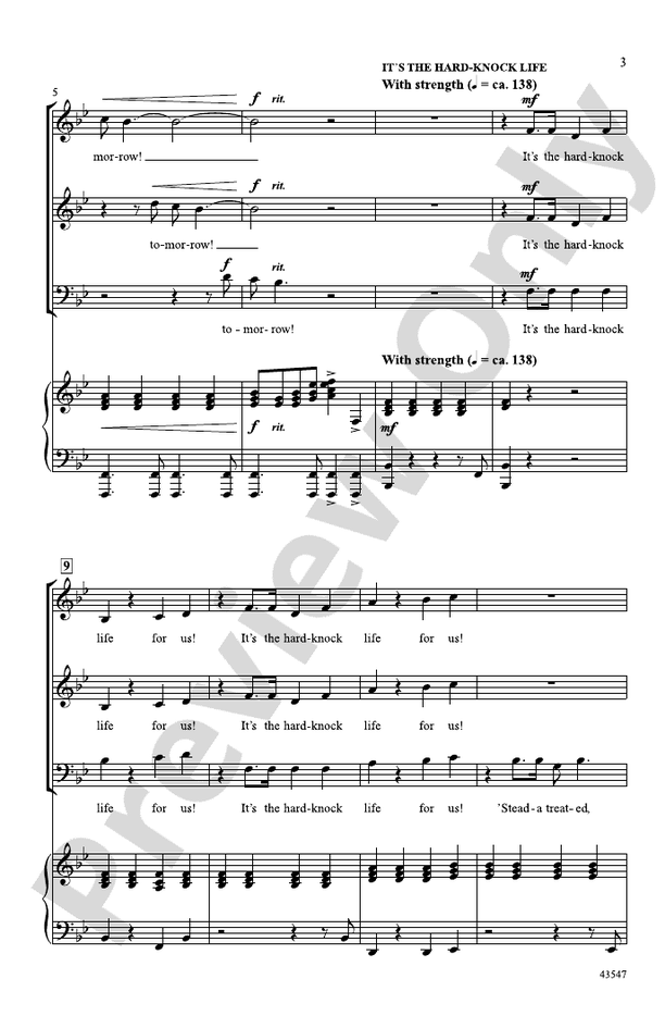 Annie – 3-Part Mixed Choral Octavo (Digital Download)