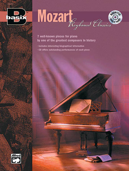 Basix Mozart Keyboard Classics Book/CD