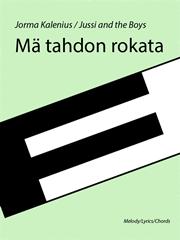 Mä tahdon rokata - Melody/Lyrics/Chords (Digital Download)