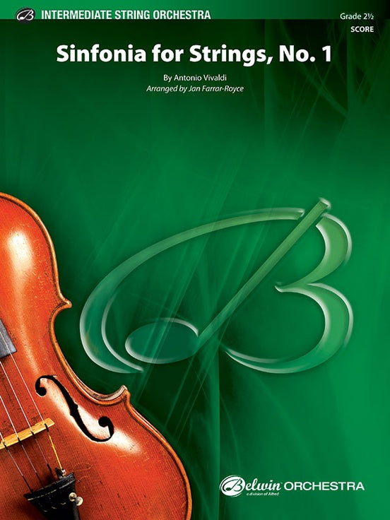 Sinfonia for Strings, No. 1 - String Orchestra Conductor Score & Parts (Digital Download)