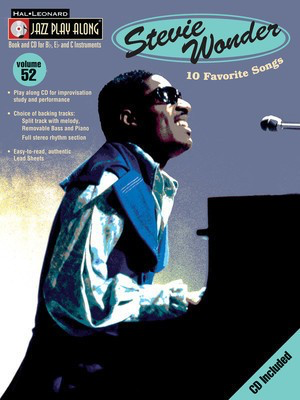 Stevie Wonder - Jazz Play-Along Volume 52 - Bb Instrument|Bass Clef Instrument|C Instrument|Eb Instrument Hal Leonard Lead Sheet /CD