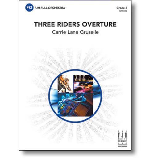Gruselle - 3 Riders Overture - Full Orchestra Grade 3 Score/Parts FJH OR5013