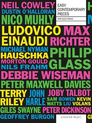 Easy Contemporary Pieces for Solo Piano Piano Various Chester