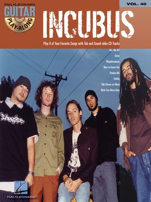 Incubus - Guitar Play-Along Volume 40 - Guitar Hal Leonard Guitar TAB with Lyrics & Chords /CD