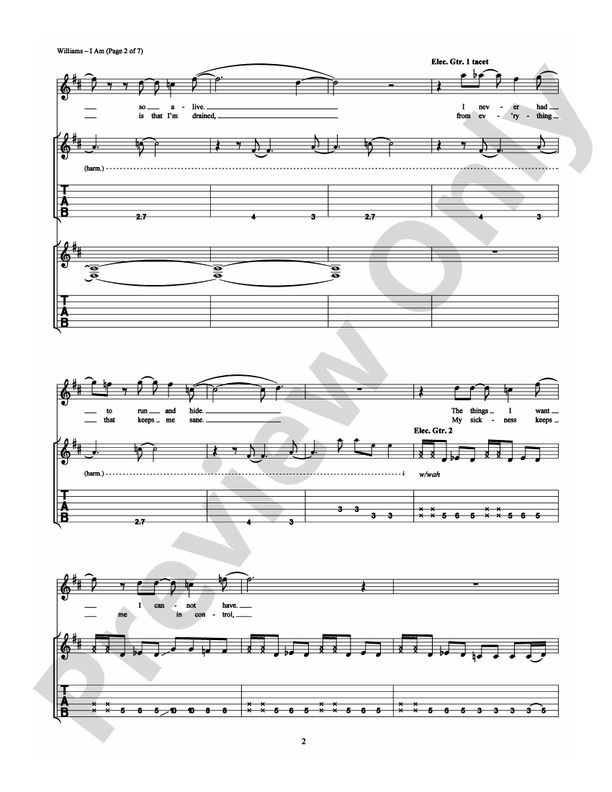 I Am - Guitar TAB (Digital Download)