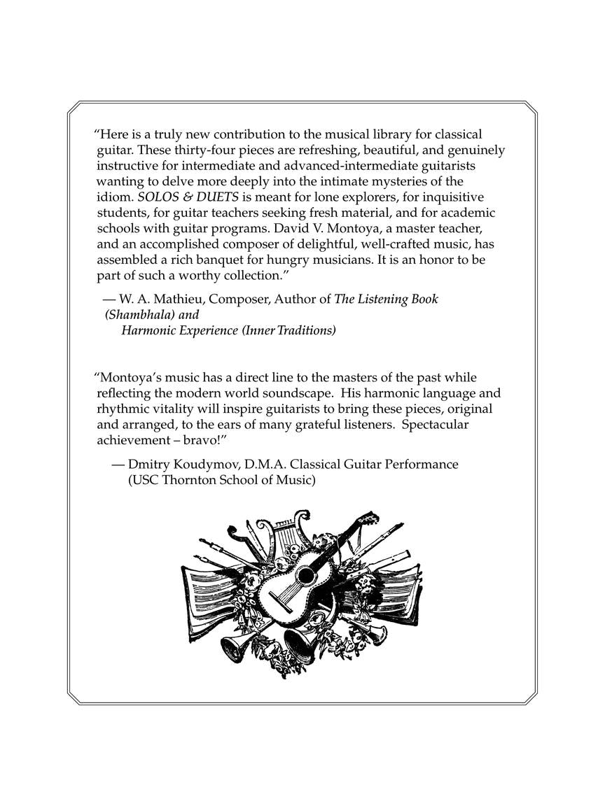 Solos and Duets for Classical Guitar - OLA - Centerstream Publications 1447614