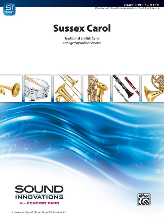 Sussex Carol – Concert Band Conductor Score & Parts (Digital Download)