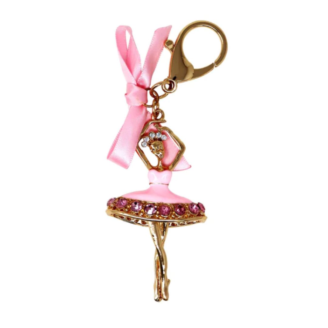 Ballerina Gemstone Bag Charm