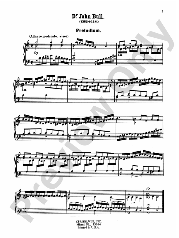 Bull - Compositions - Piano Solo (Digital Download)