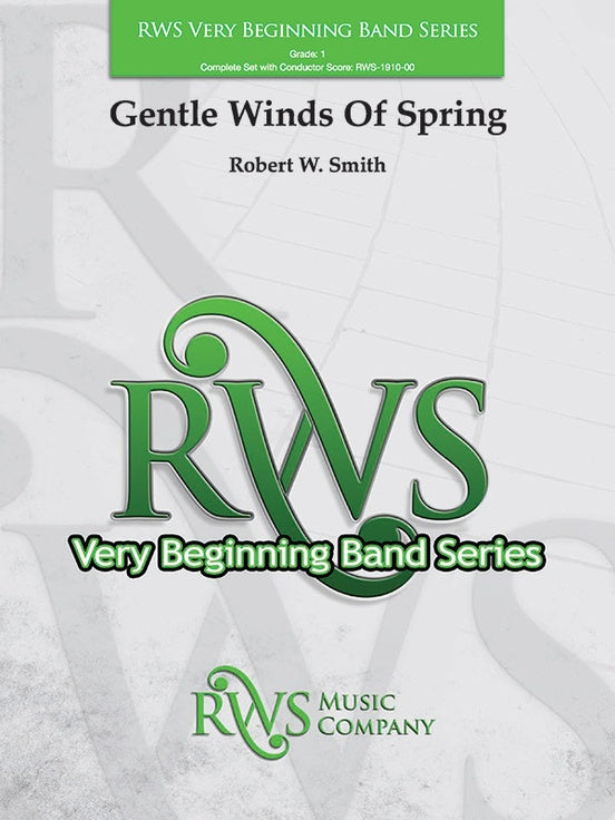 Gentle Winds of Spring - Concert Band Conductor Score & Parts (Digital Download)