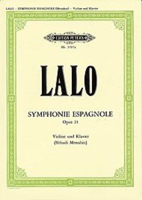 Lalo - Symphonie Espagnole Op21 - Violin/Piano Accompaniment - Peters EP3797A