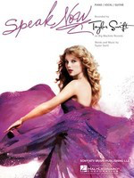 Speak Now - Guitar|Piano|Vocal Hal Leonard Piano, Vocal & Guitar