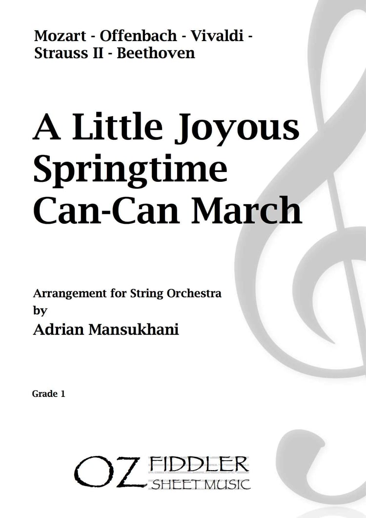 A Little Joyous Springtime Can-Can March - Arr. Adrian Mansukhani - String Orchestra (Digital Download)