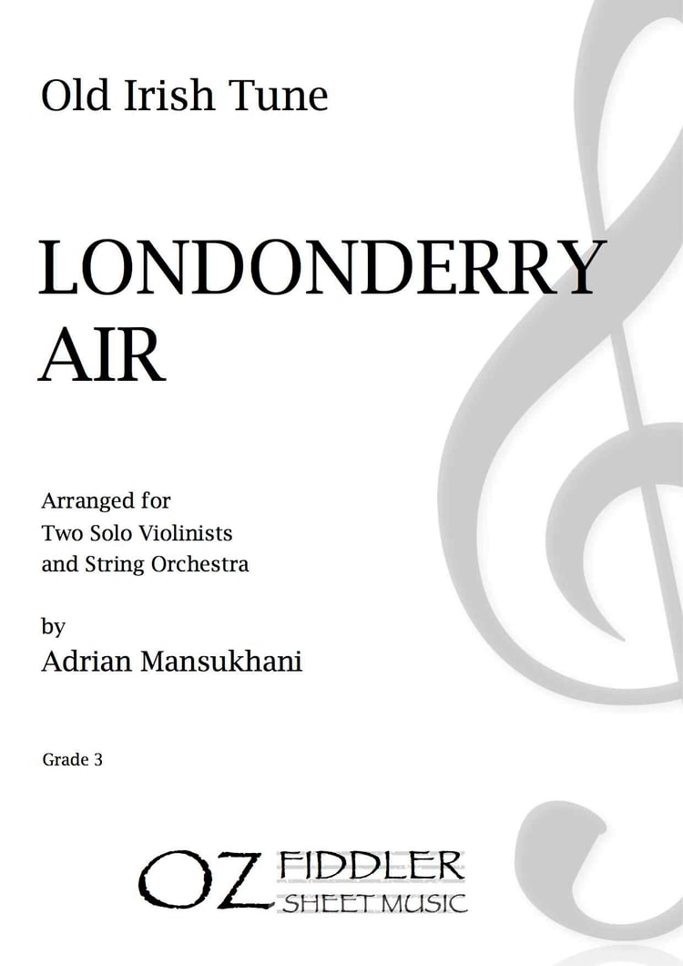 Londonderry Air, an Old Irish Tune - Arr. Adrian Mansukhani - String Orchestra (Digital Download)