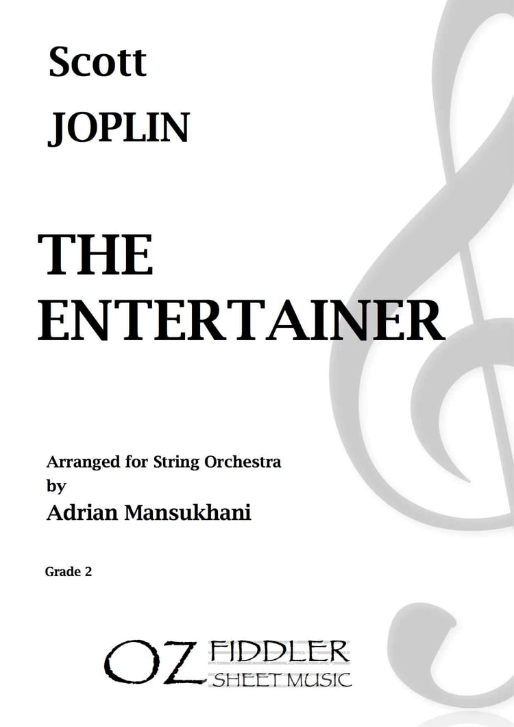 Joplin - The Entertainer - Arr. Adrian Mansukhani - String Orchestra (Digital Download)