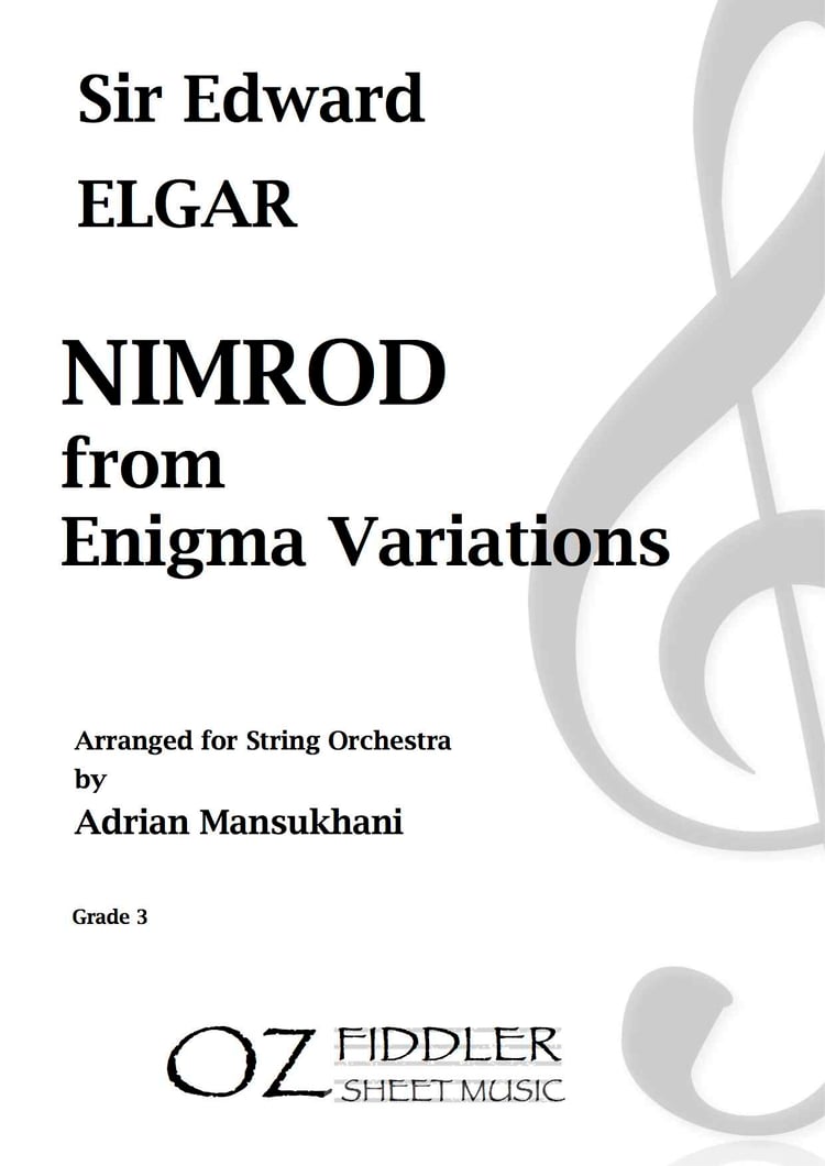 Elgar - Nimrod, from Enigma Variations - Arr. Adrian Mansukhani - String Orchestra (Digital Download)