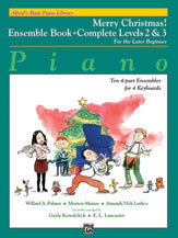 Alfred's Basic Piano Library: Merry Christmas! Ensemble, Complete Book 2 & 3: For the Later Beginner (Digital Download)