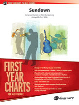 Sundown - Jazz Ensemble Conductor Score & Parts (Digital Download)