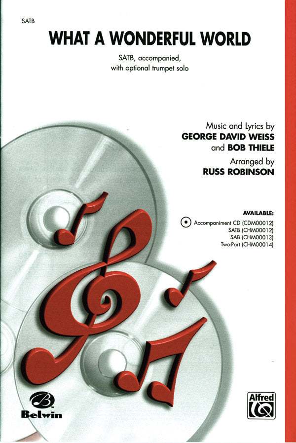 What a Wonderful World - Arr. Russell L. Robinson - SATB Choral Octavo (Digital Download)