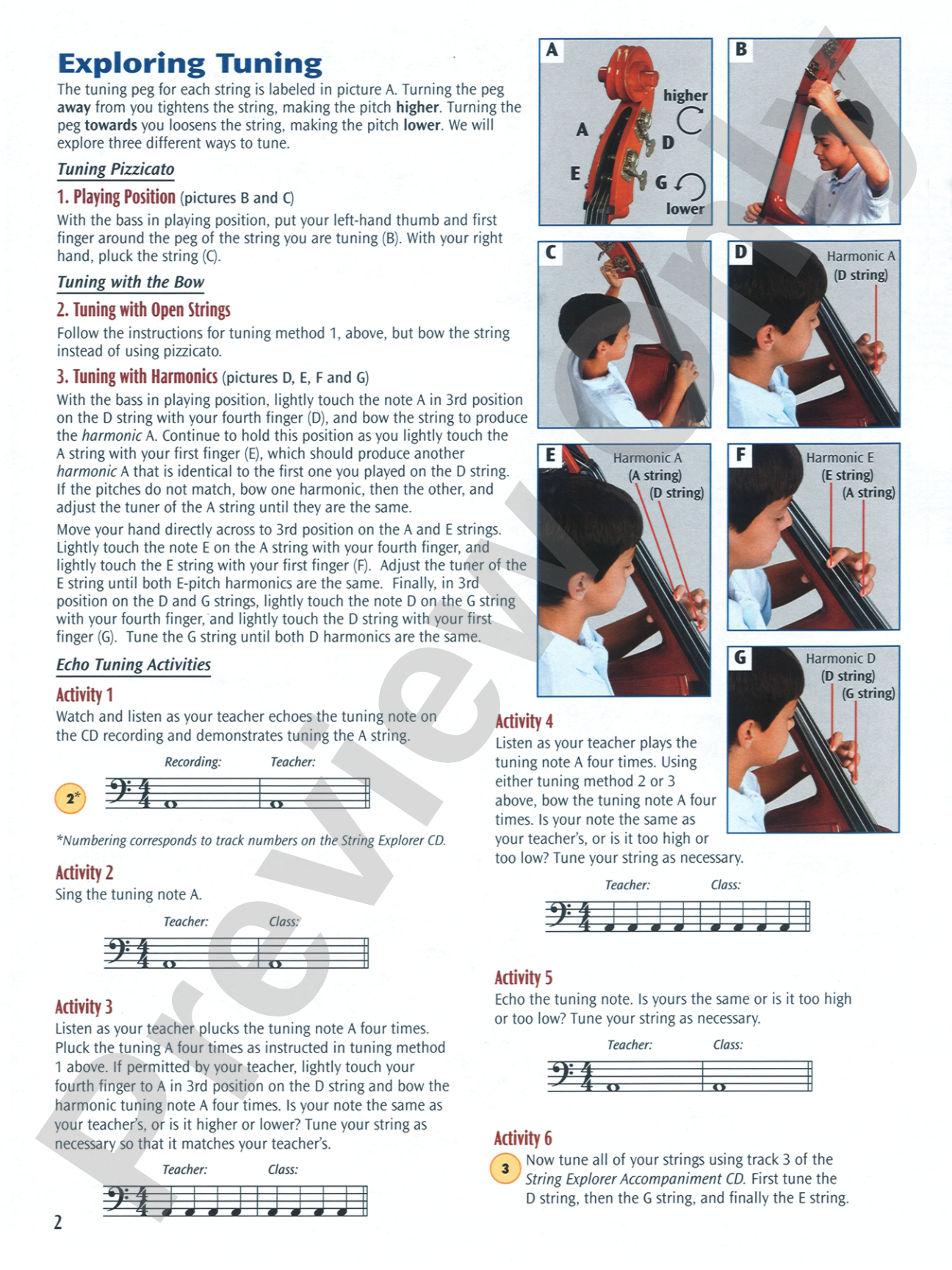 String Explorer, Book 2: Bass - String Bass (Digital Download)