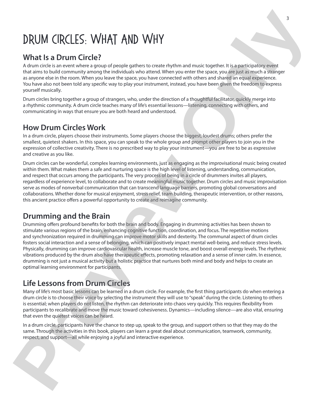 Drum Circles 101: A Practical Guide for Classrooms and Communities - Percussion (Digital Download)