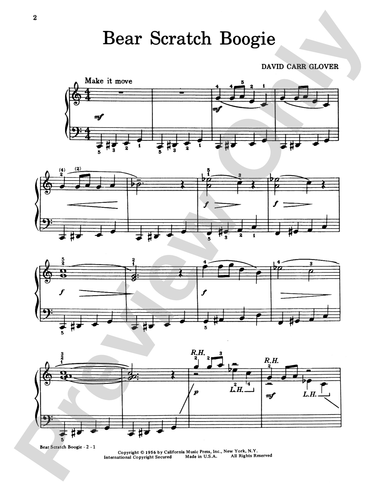 Boogie All the Way: Featuring Twelve Favorites with Different Boogie Patterns - Piano (Digital Download)