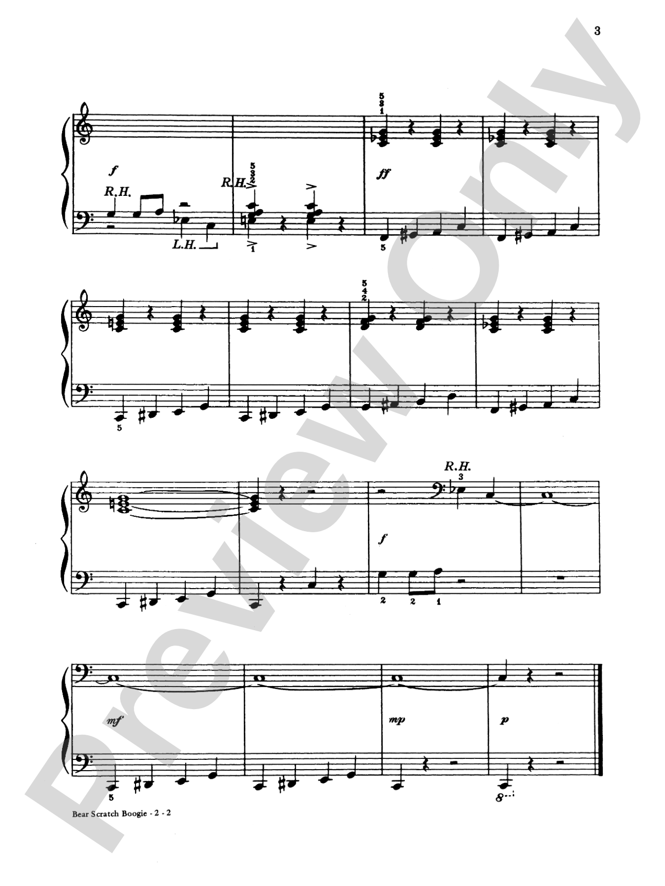 Boogie All the Way: Featuring Twelve Favorites with Different Boogie Patterns - Piano (Digital Download)