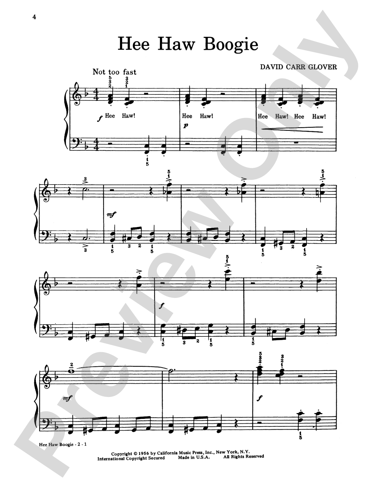 Boogie All the Way: Featuring Twelve Favorites with Different Boogie Patterns - Piano (Digital Download)