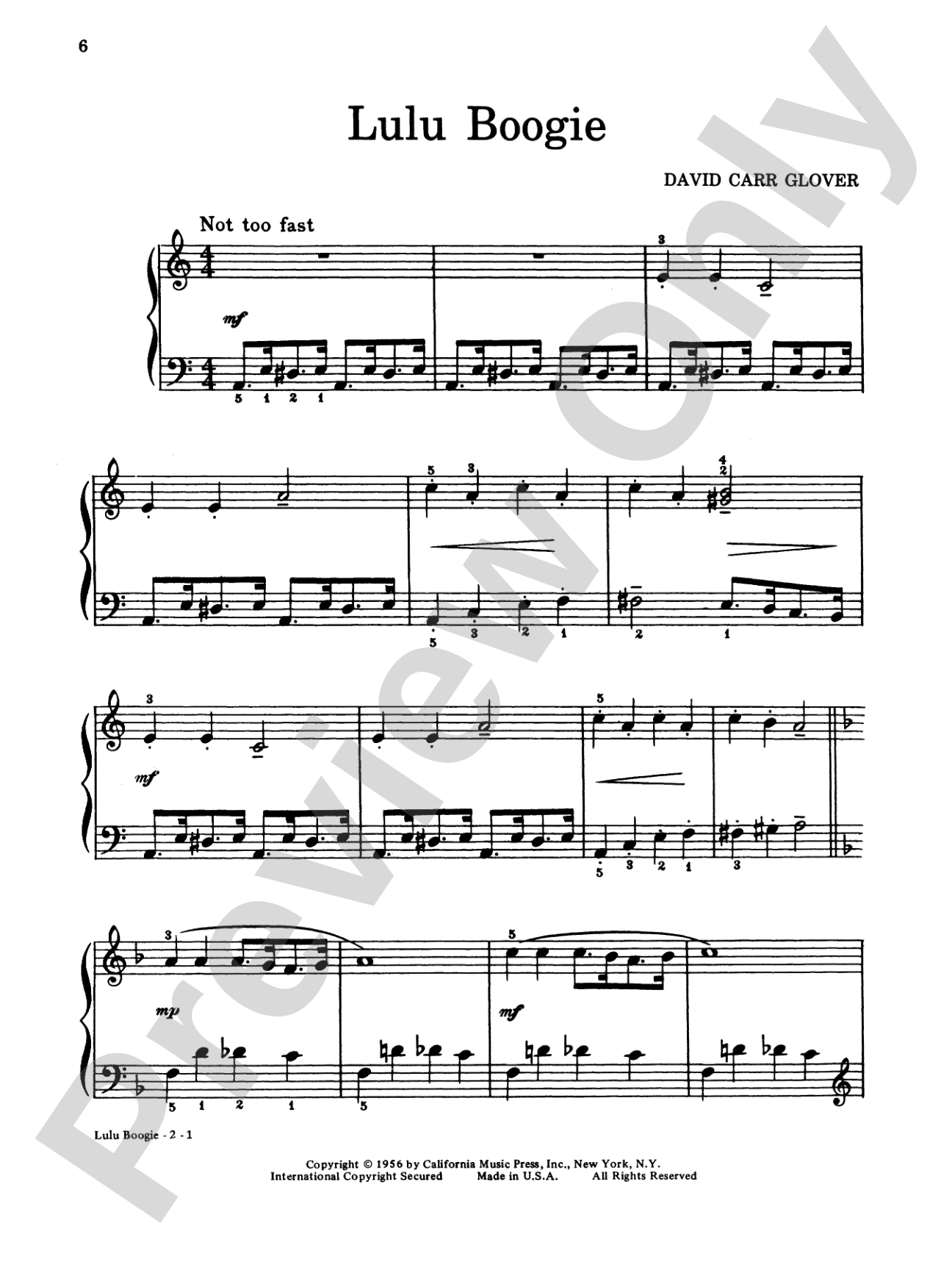 Boogie All the Way: Featuring Twelve Favorites with Different Boogie Patterns - Piano (Digital Download)