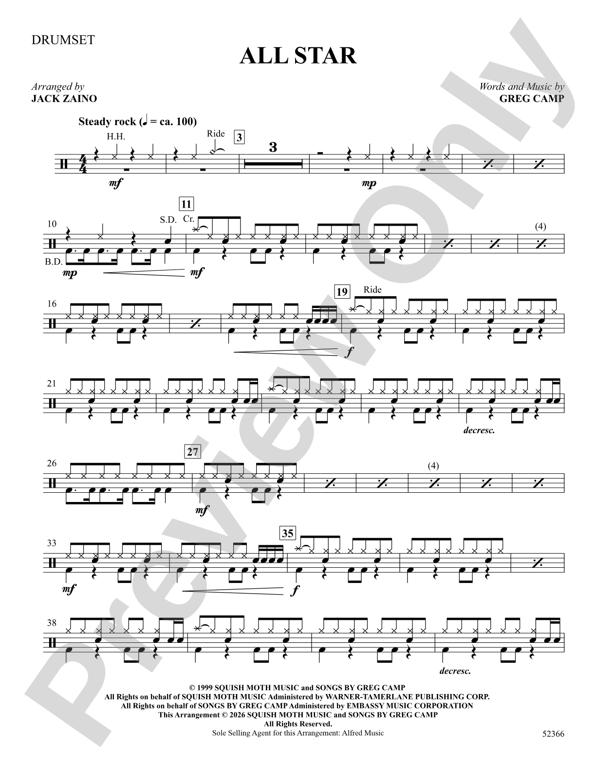All Star - Choral SoundPax (Digital Download)