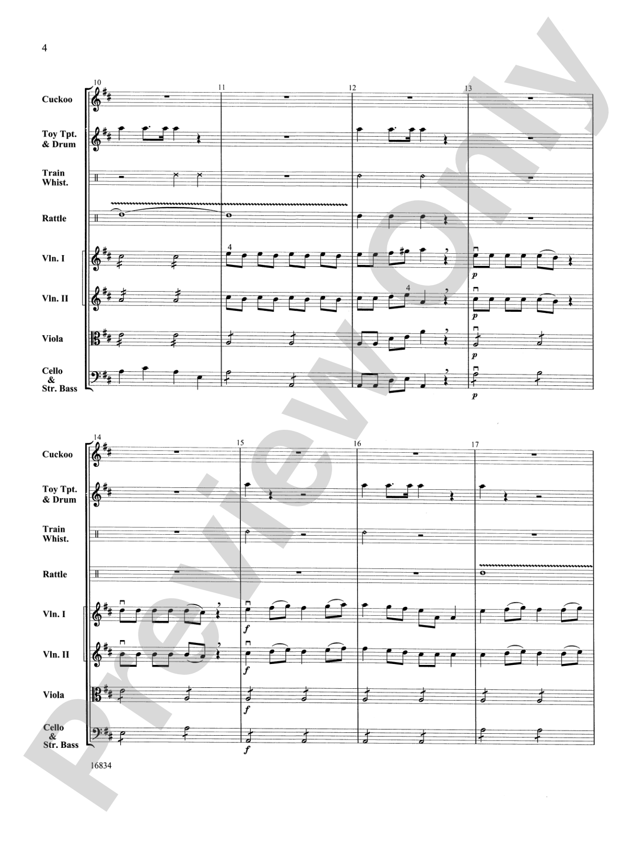 Toy Symphony, 1st Movement – String Orchestra Conductor Score & Parts (Digital Download)