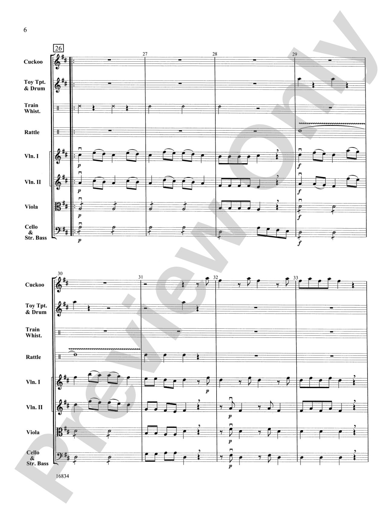 Toy Symphony, 1st Movement – String Orchestra Conductor Score & Parts (Digital Download)