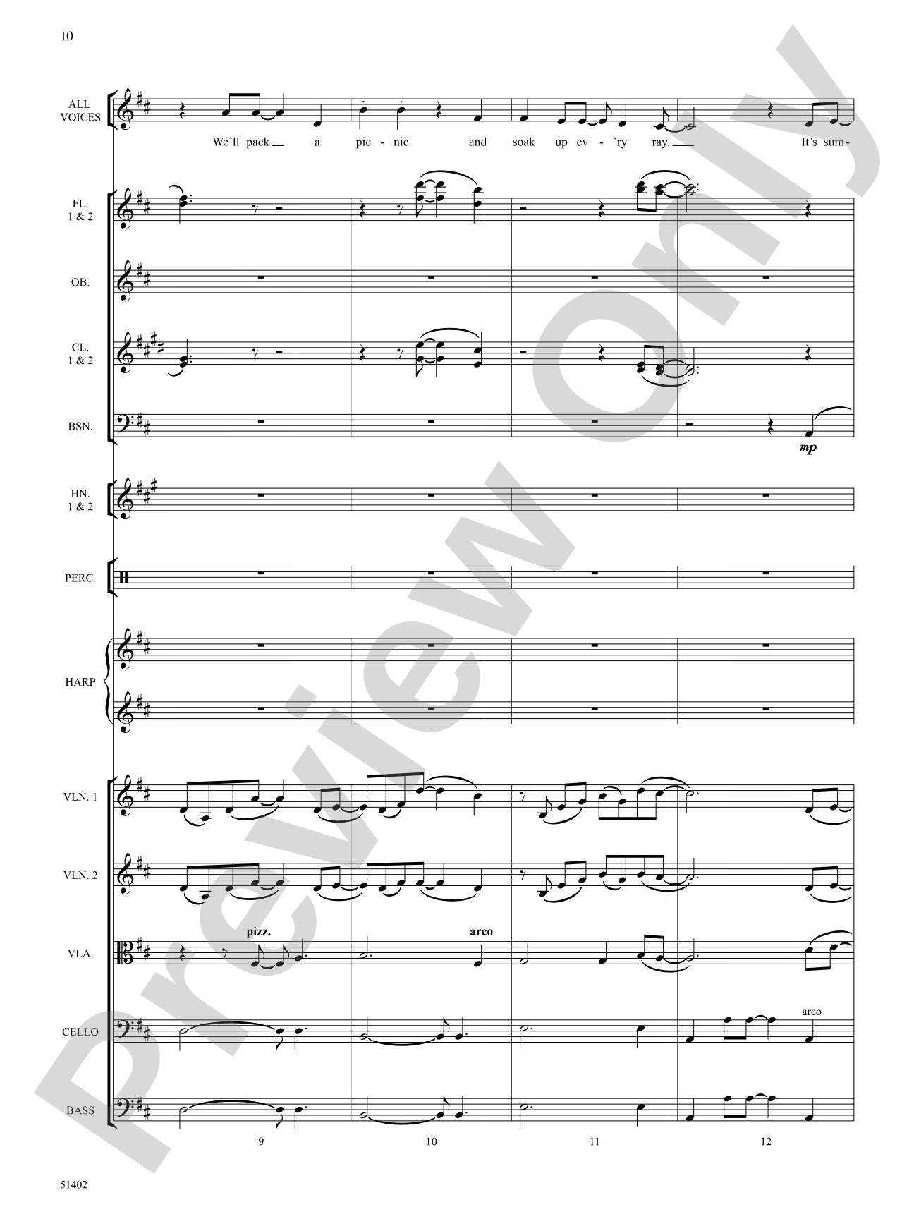 Four Seasonal Rounds - Choral Orchestration (Digital Download)