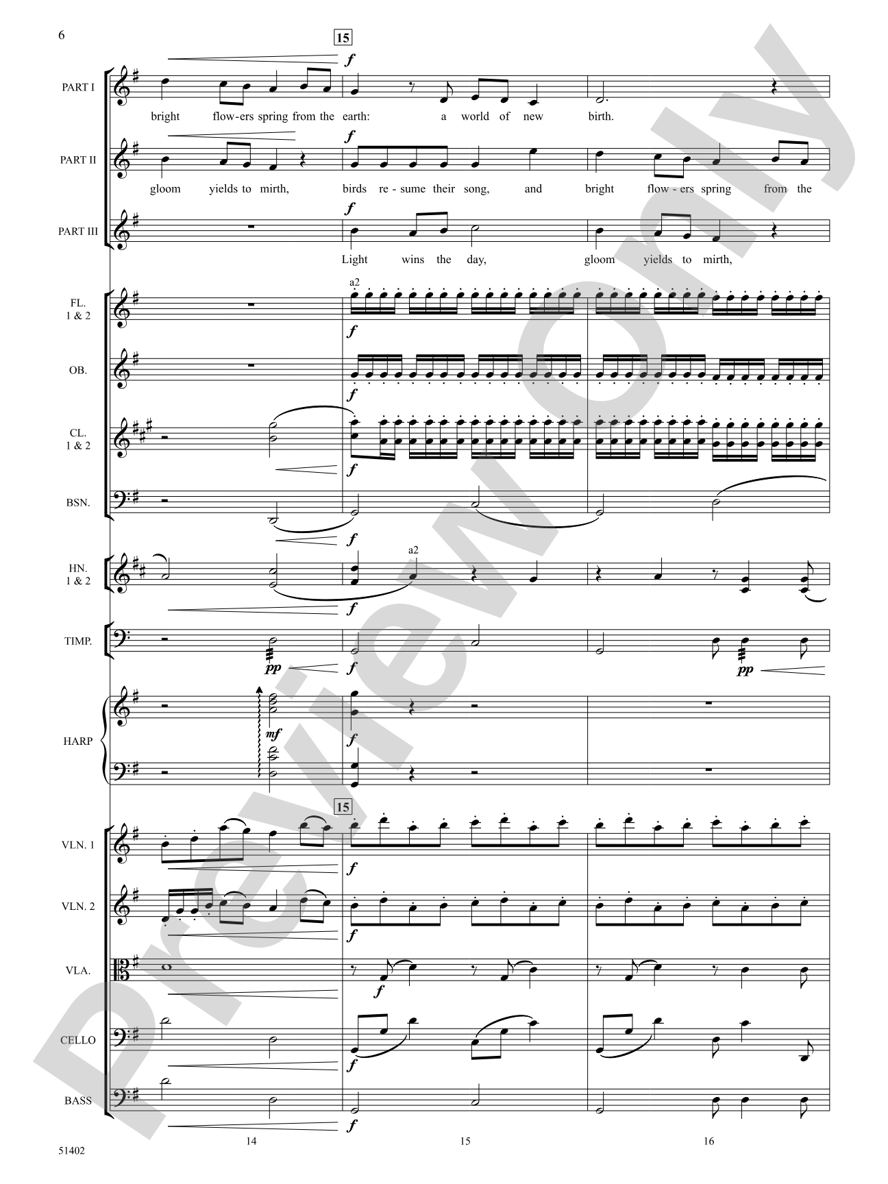 Four Seasonal Rounds - Choral Orchestration (Digital Download)