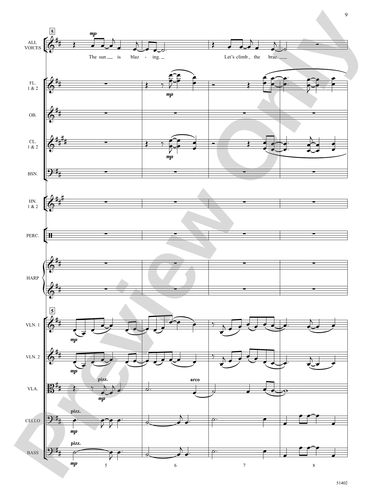 Four Seasonal Rounds - Choral Orchestration (Digital Download)