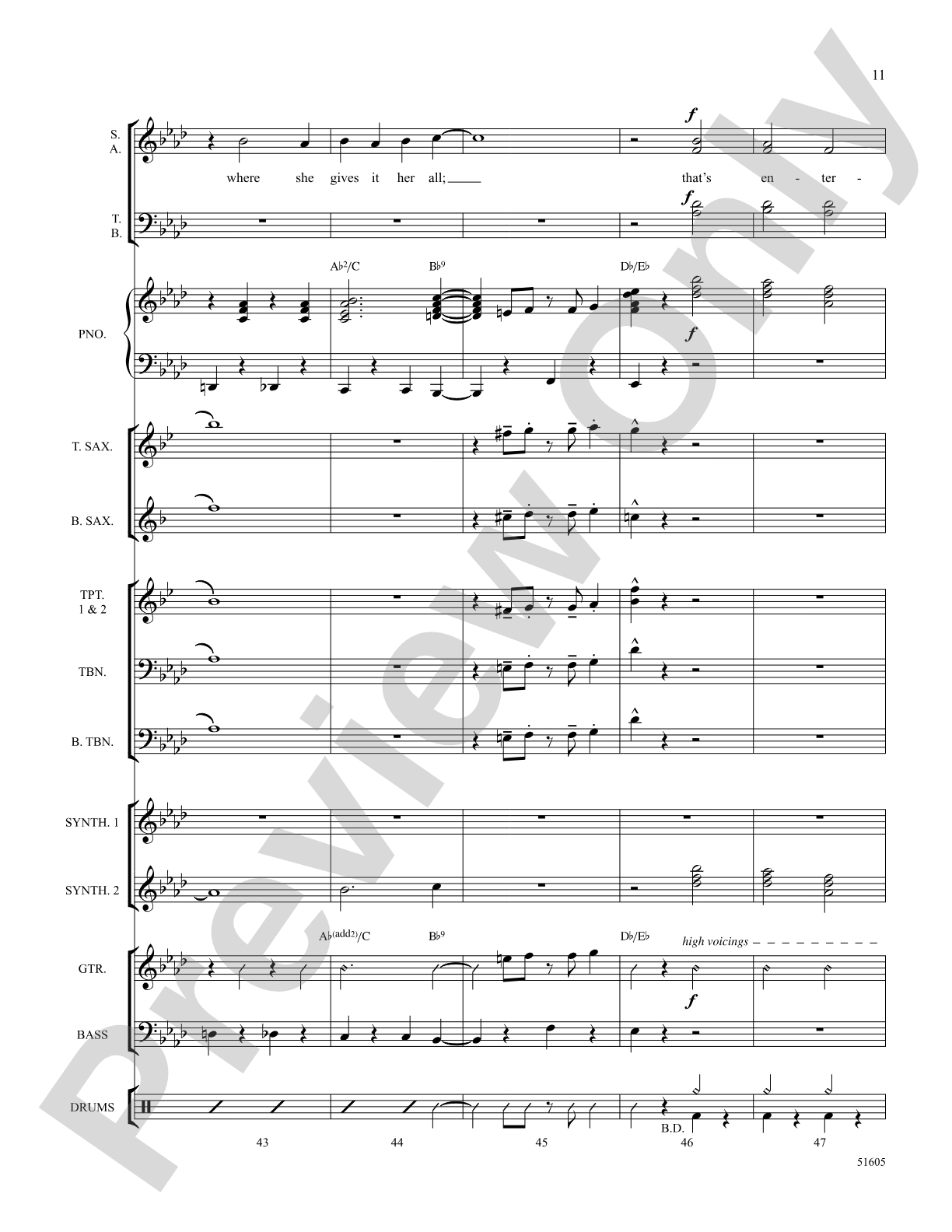 That's Entertainment - Choral SoundPax (Digital Download)