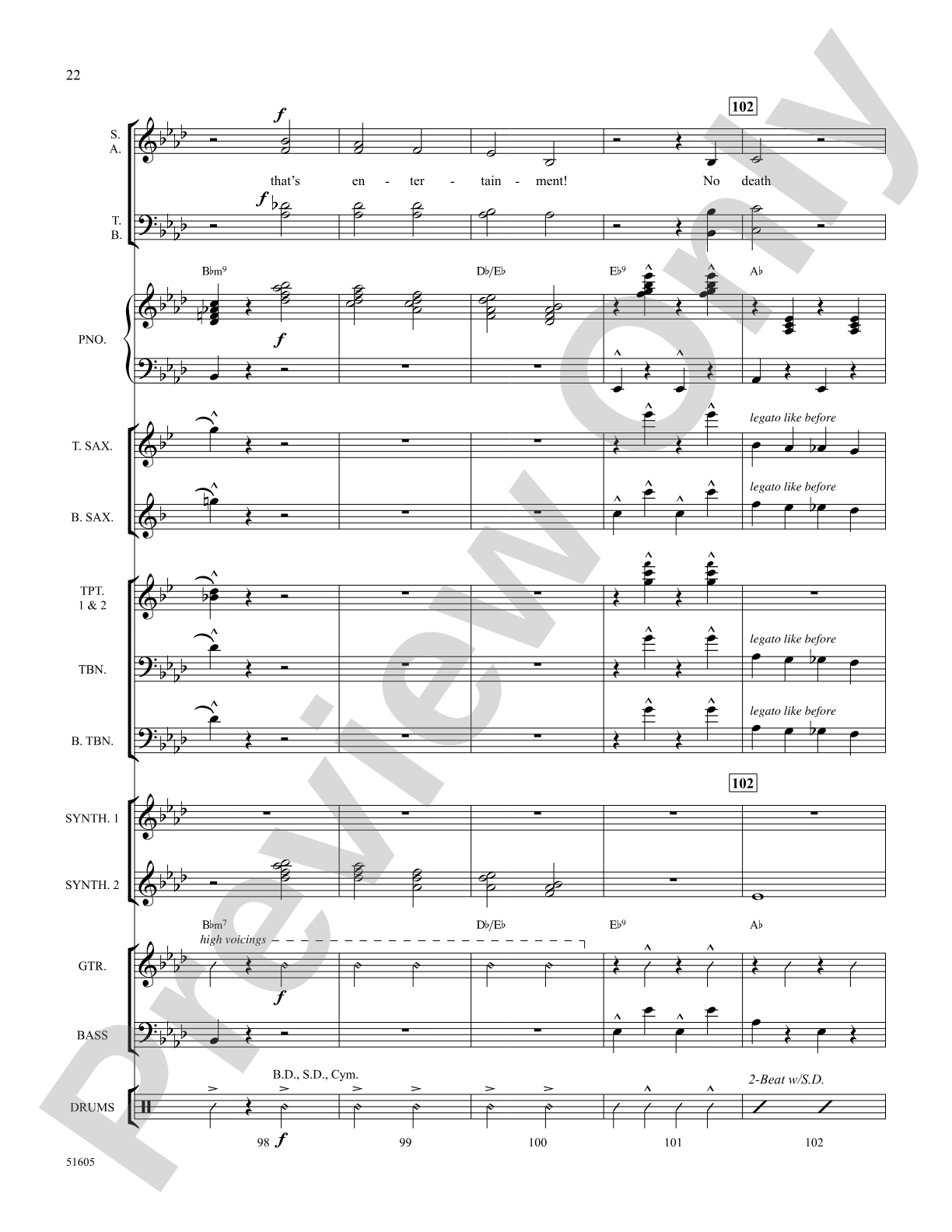 That's Entertainment - Choral SoundPax (Digital Download)