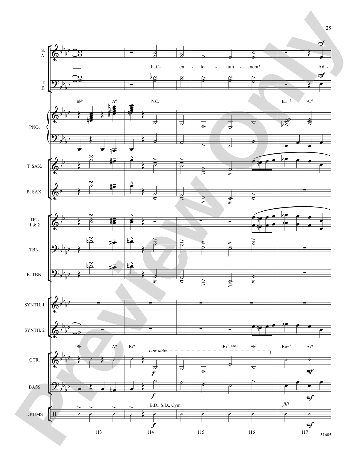 That's Entertainment - Choral SoundPax (Digital Download)