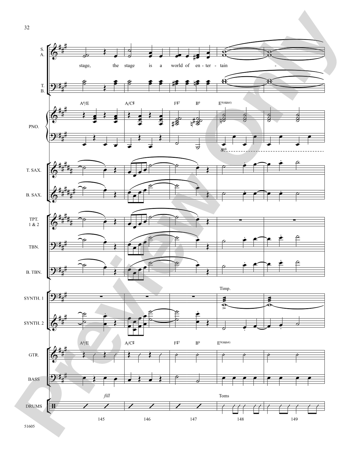 That's Entertainment - Choral SoundPax (Digital Download)