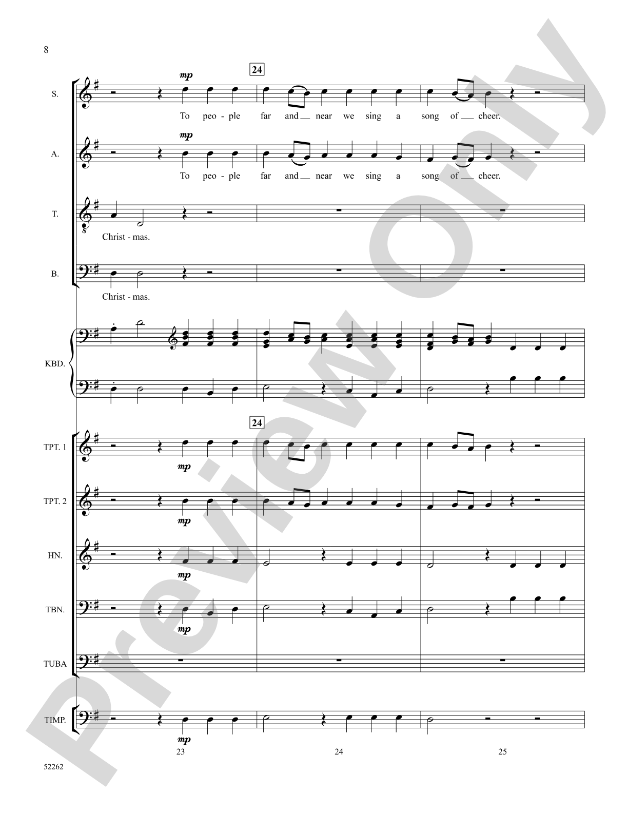 Christmas Hornpipe - Choral SoundPax (Digital Download)