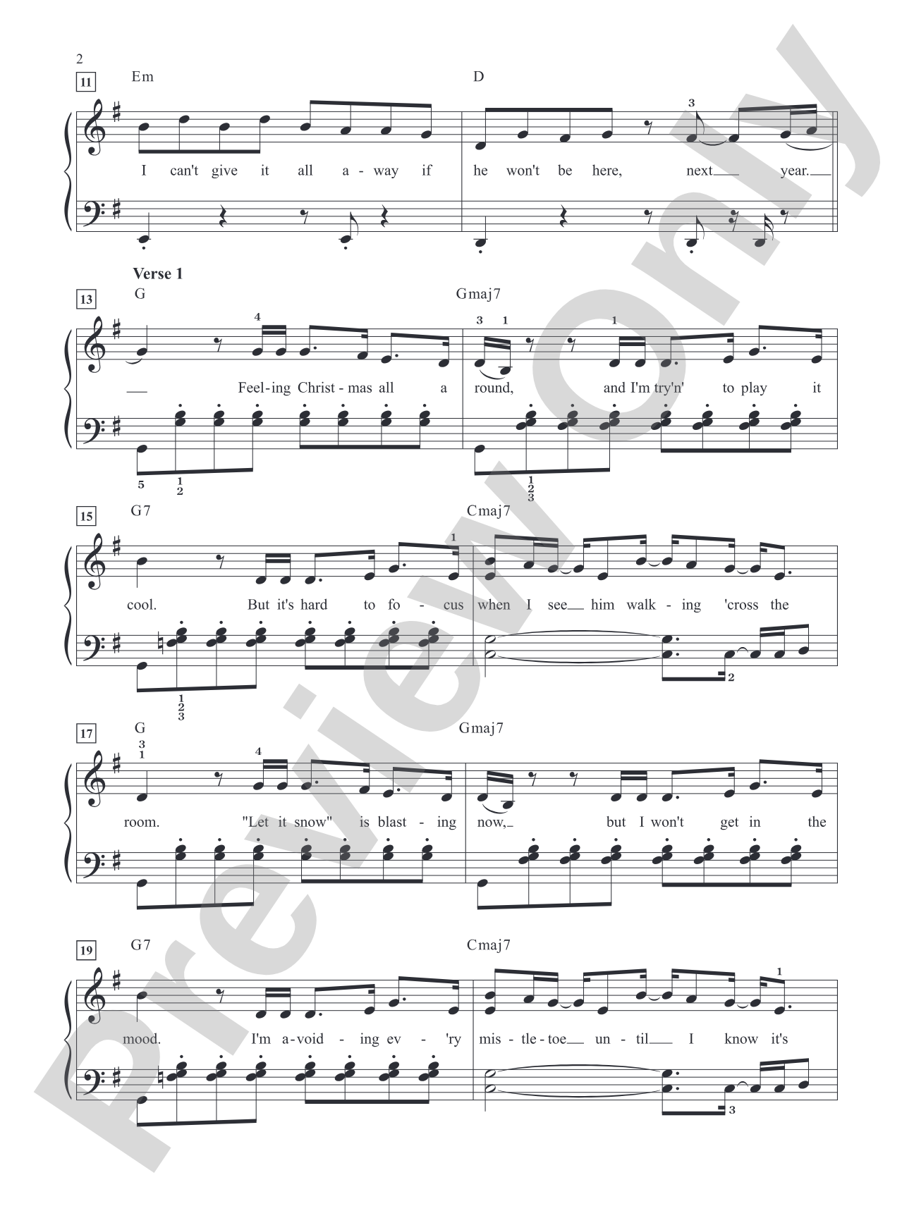 Santa Tell Me (Ariana Grande) - Alfreds Basic Lvl 4 - Piano/Vocal - Digital Download