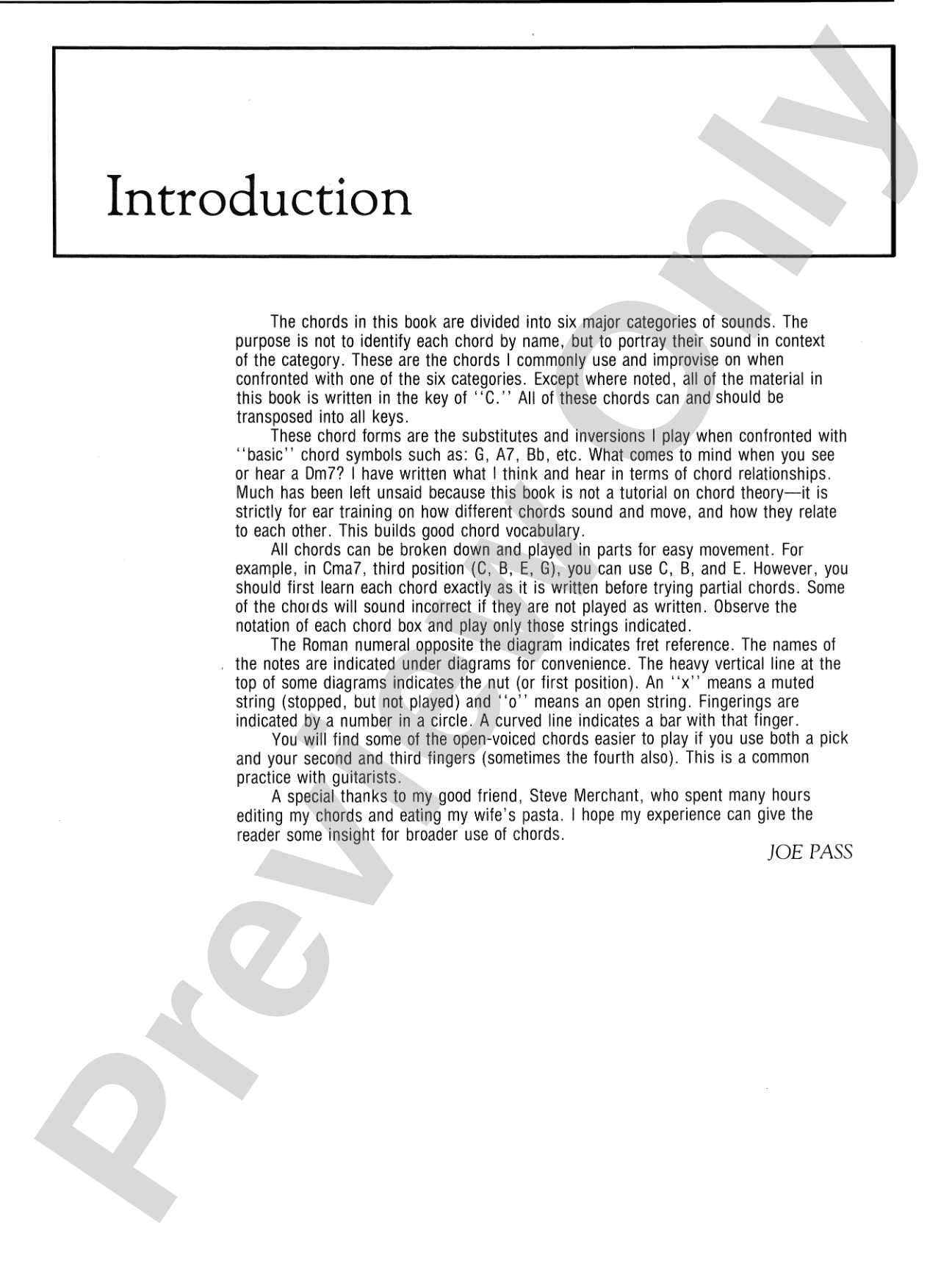 Joe Pass Guitar Chords: Learn the Sound of Modern Chords & Chord Progressions - Guitar (Digital Download)